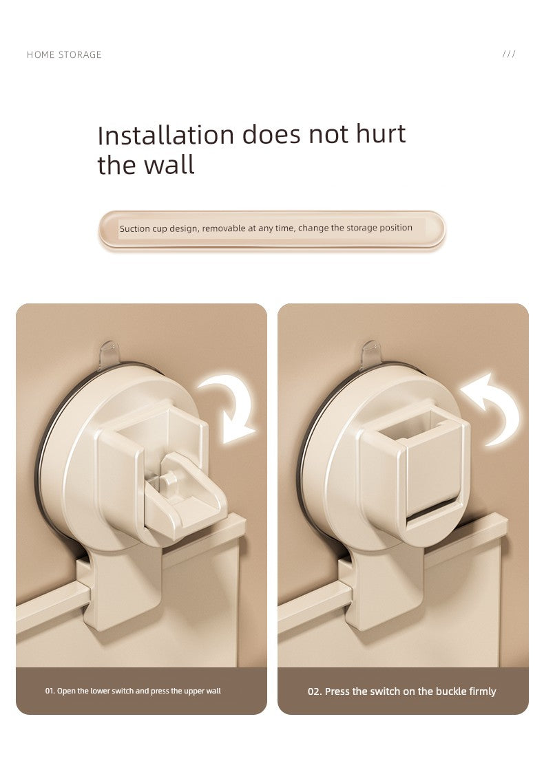 Corner Punch-Free Washstand Wall Wall-Mounted Suction Cup