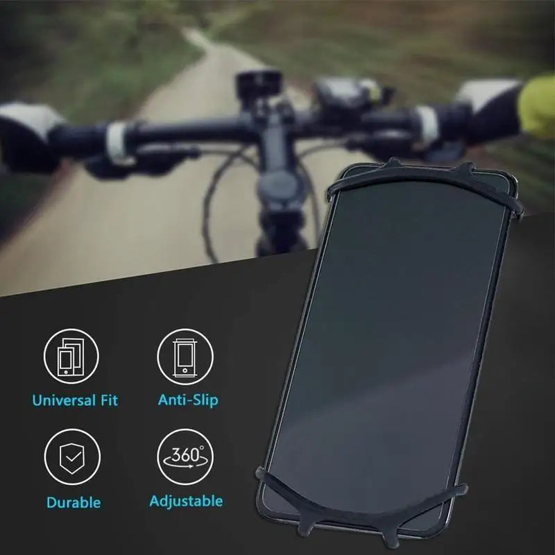 For Sram Garmin SRAM Bike Mobile Phone Holder High Elastic Silicone Bicycle Cellphone Holder Mount Motorcycle Shockproof