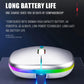 Wireless Mouse Bluetooth compatible 2.4GHz 1600DPI USB Rechargeable RGB Light Portable Mouse For Laptop Computer PC Macbook Game