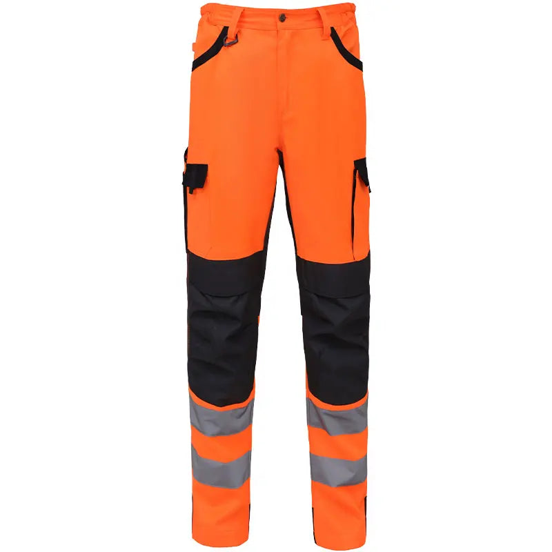 workwear mens jacket working cargo pants men High Visibility work suit with Reflective tapes