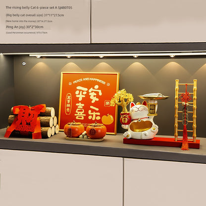 Lucky Cat Key Storage Entrance Decoration Entrance Shoe Cabinet Living Room Home Decorations Housewarming Gifts