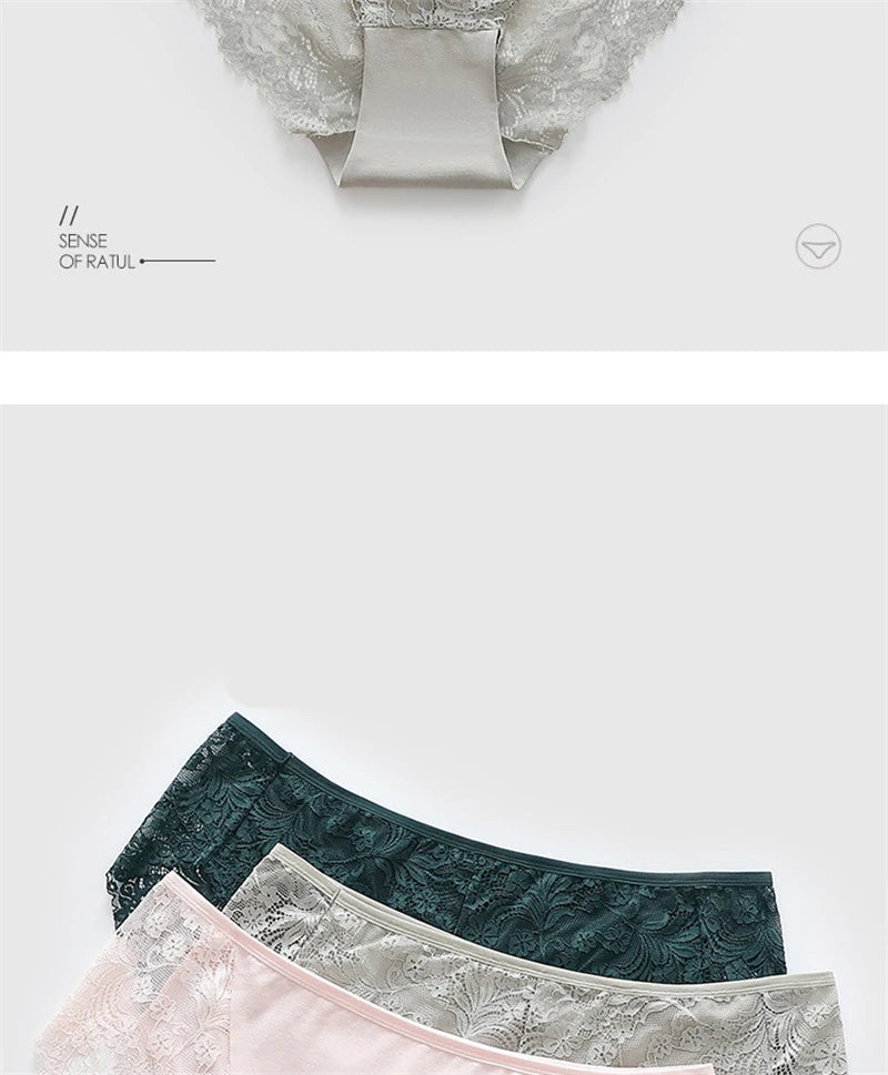 Underwear women cotton ropa interior femenina oversized lingerie lace soft calzones para mujer elegant seamless sexy panties new
