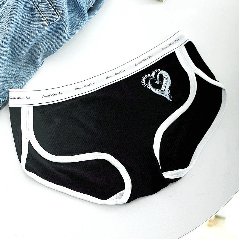Sports Couple Underwear Sexy Couple Panties Women Panties Briefs Men Boxer Shorts Lingerie Modal Antibacterial Lover Underpants