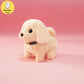 Plush Electric Puppy Simulation Pet Dog Can Walk Teddy Dog Golden Retriever Bichon Frize Dog Children Can Bark Run And Rock