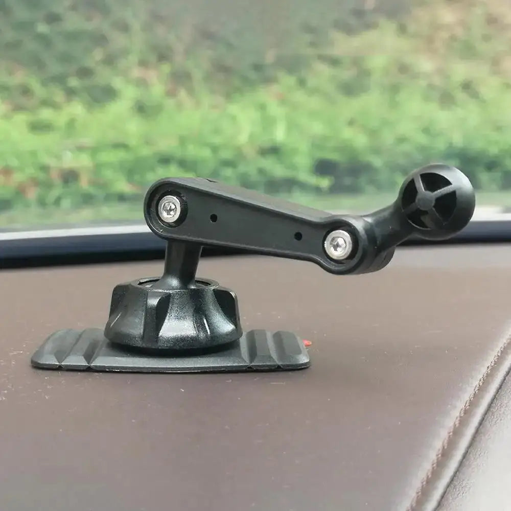 Universal 17mm Ball Head Car Dashboard Self Adhesive Base 360 Degree Rotation Phone Holder Cellphone Support Bracket Accessories