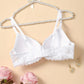 Contrasting lace push-up bras, comfortable and breathable cut-out bras, women's underwear