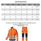 workwear mens jacket working cargo pants men High Visibility work suit with Reflective tapes
