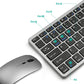 Bluetooth 5.0 &2.4G Wireless Keyboard and Mouse Combo Mini Multimedia Keyboard Mouse for Computer Laptop PC iPad Macbook Android
