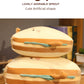 Cartoon Sandwich Pillow Bread Creative Food Nap Pillow Stylish Snack Rag Doll Cute Plush Doll