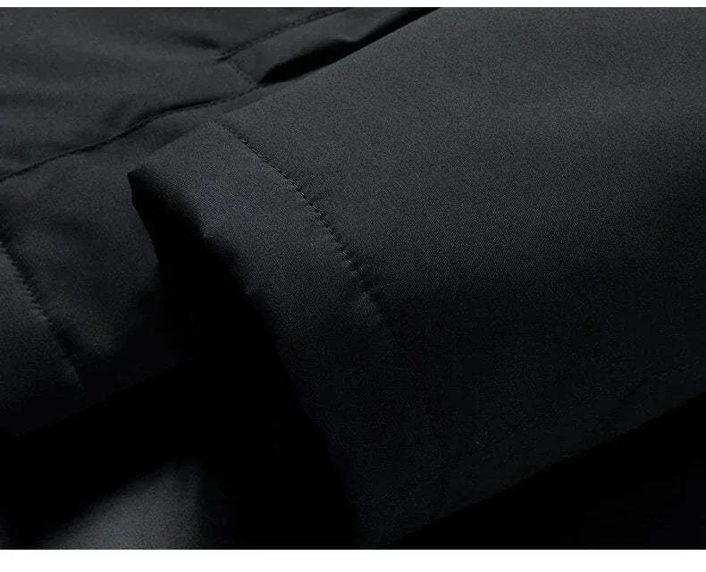 2024 Men Outdoor Winter Windproof Warm Thick Fleece Jacket Men Fashion Casual Coat Men Autumn Brand Outwear Classic Jacket Men