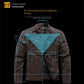 2024 New Men's Leather Washed Leather Jacket Motorcycle Plus Fleece Splicing European and American Men's Leather Coat