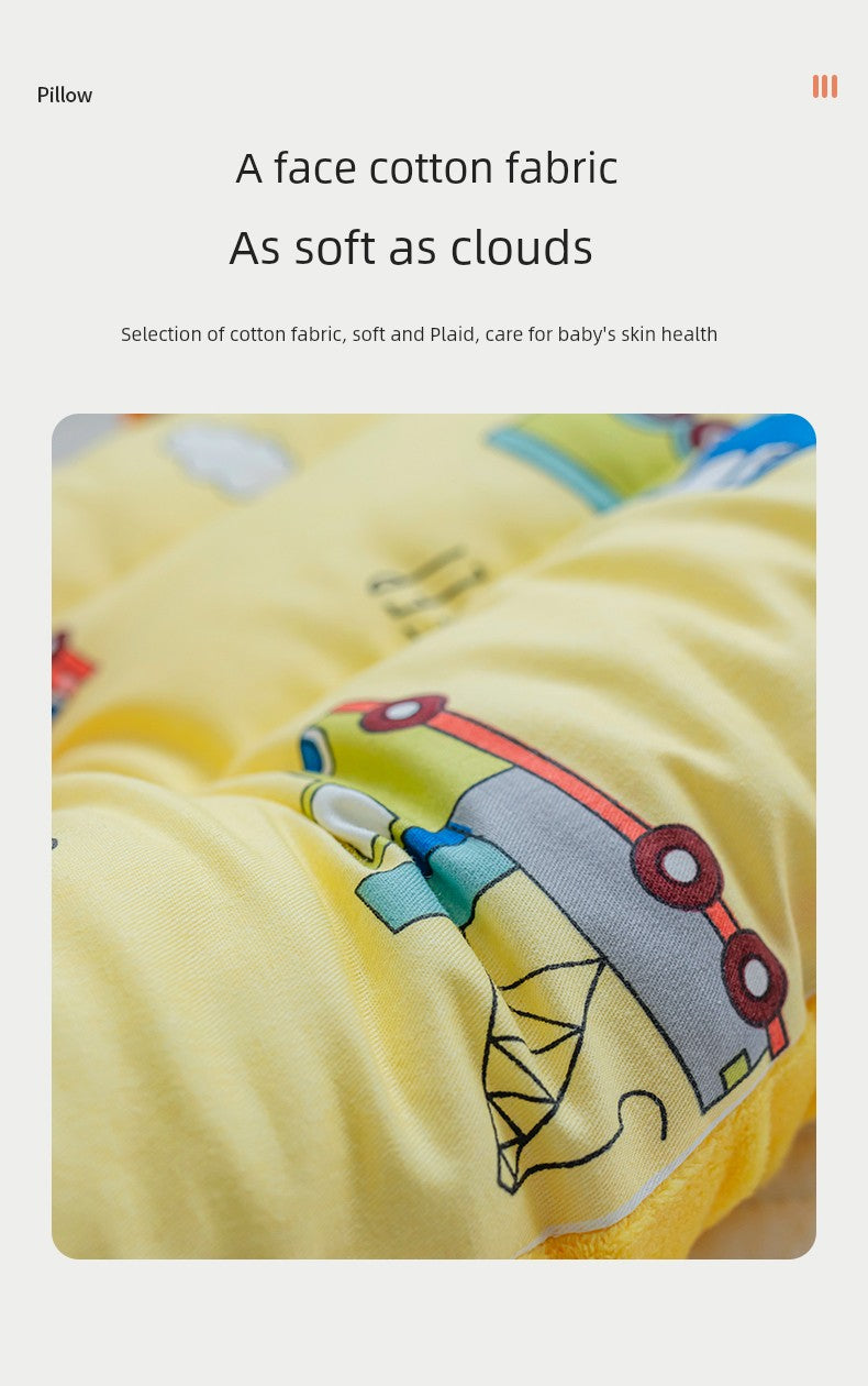 Kids Baby Removable and Washable Cotton Pillow