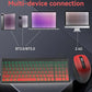 RGB Backlit Silent Wireless Keyboard and Mouse Combo 2.4G Dual Mode Rechargeable Wireless Keyboard Mouse set for Desktop/Laptop