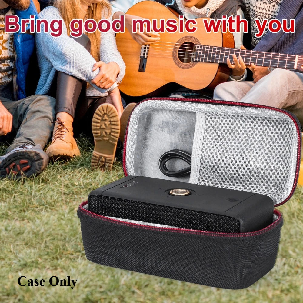 EVA Bag for MARSHALL EMBERTON Wireless Speaker Anti-Scratch Holders Full Protective Cases with Handle(Case Only)