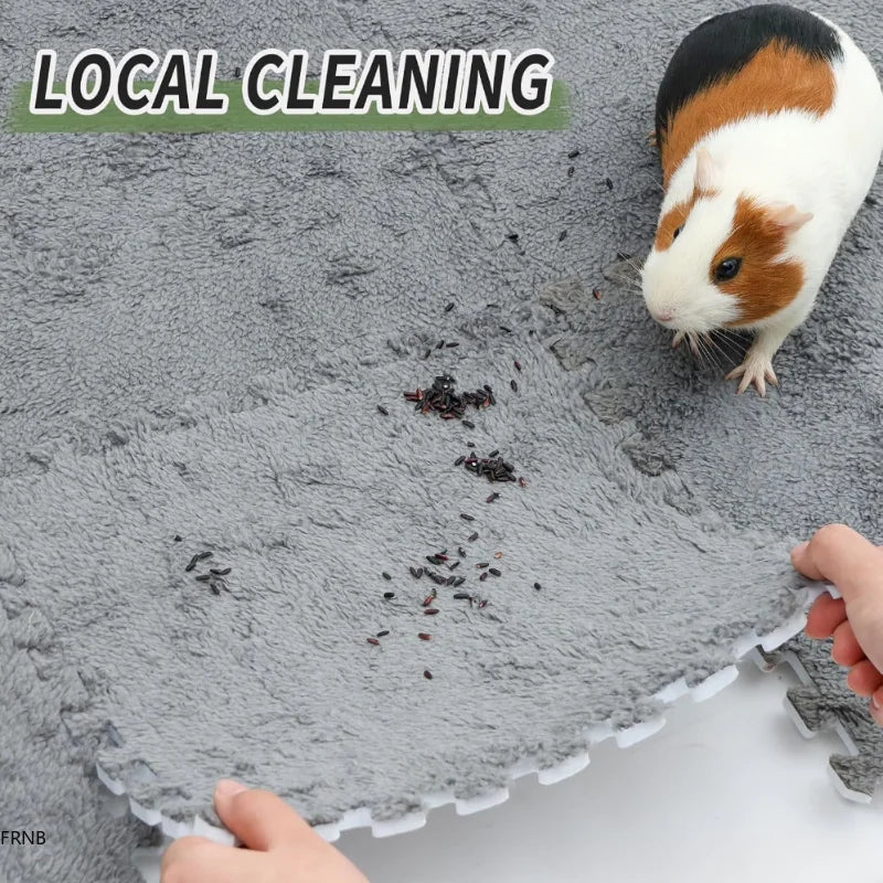 30*30cm 1-10Pcs Pet Warming Pad EVA Foam Guinea Pig Hamster Soft Sleeping Mat Rabbit Sleeping Mat Blanket Bed Pet Accessories