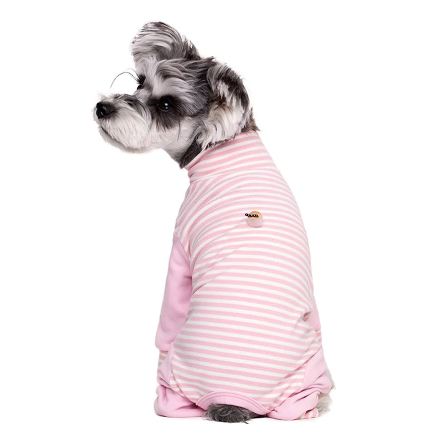 Puppy Dog Recovery Suit Abdominal Wound After Surgery Wear Prevent Licking Wounds Dog Pajamas Long Sleeve Prevent Shedding
