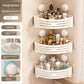 Suction Cup Punch-Free Corner Toilet Bathroom Storage Rack