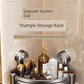 Punch-Free Bathroom Rack Bathroom Suction Cup Triangle Basket Wall Mount Bathroom Sink Corner Storage Rack