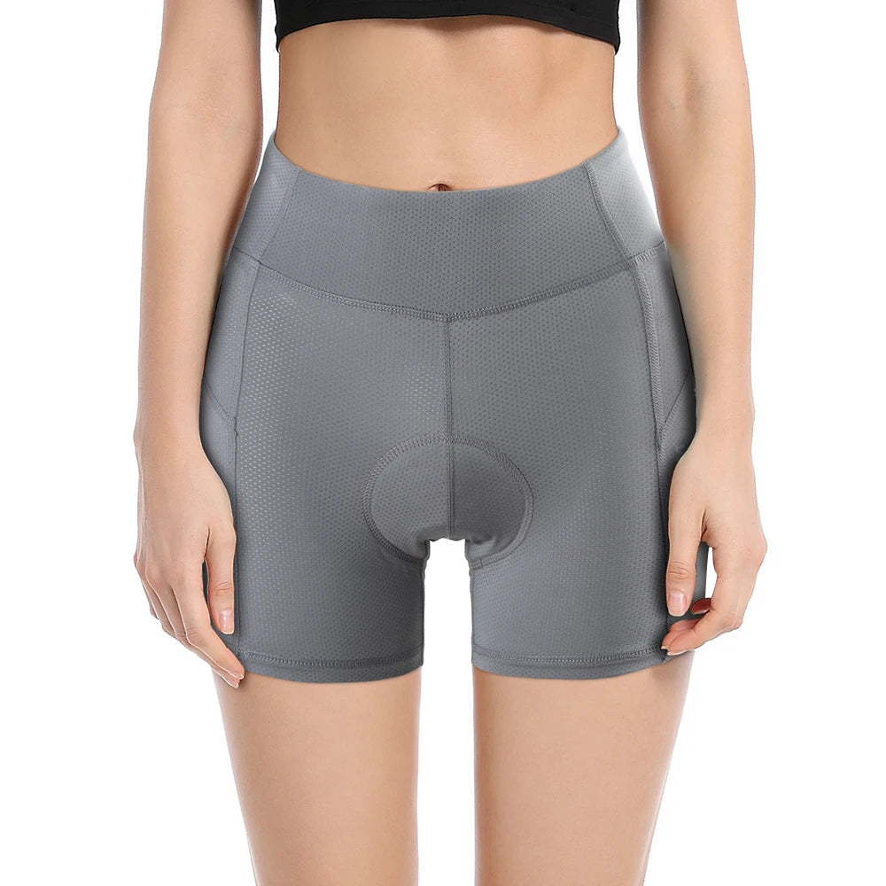 WOSAWE Cycling Underwear Women 5D Gel Padded Shorts Breathable Shockproof Underwear Mountain Bike Tights MTB Bicycle Underpants