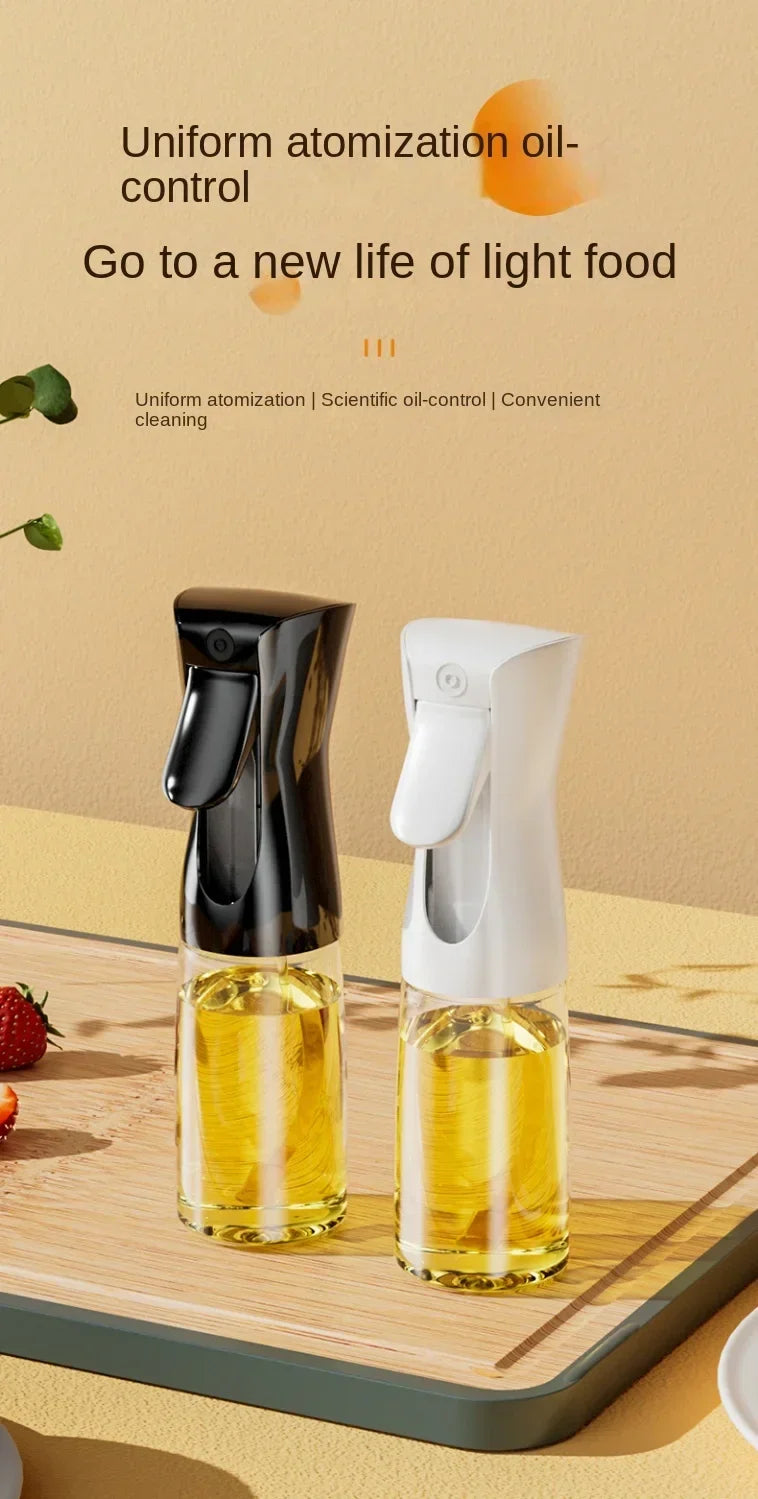 200/300/500 ML Oil Spray Pot Kitchen Household Edible Olive Oil Spray Bottle Atomized Misty Oil Tank Air Fryer Spray Bottle