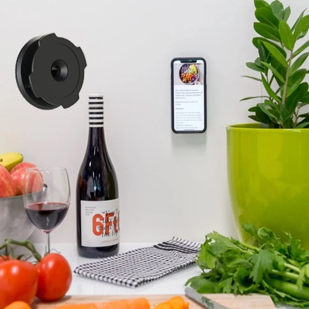 Phone Stand Wall Stickers Quick Release Wall Cellphone Mount Universal Phone Support Bracket for Home Room