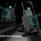 Motorcycle Phone Holder Moto Motorbike Mirror Mobile Handlebar Stand Support USB Charger Fast Wireless Charging Cellphone Mount
