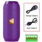 TG117 Portable Bluetooth Speaker Outdoor Wireless Woofer Free Call /FM/TF Card/USB Flash Drive Connect Mobile Phone/Tablet/TV