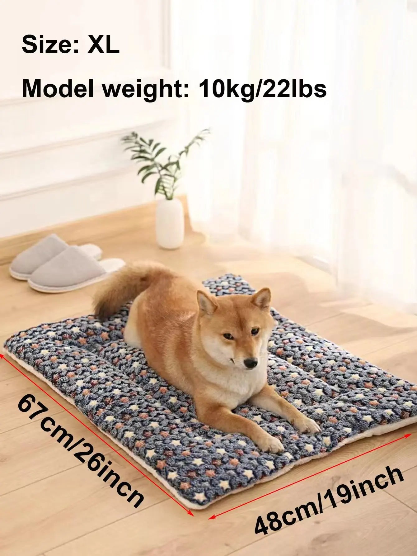 Flannel Pet Mat Dog Bed Cat Bed Thicken Sleeping Mat Dog Blanket Mat For Puppy Kitten Pet Dog Bed for Small Large Dogs Pet Rug