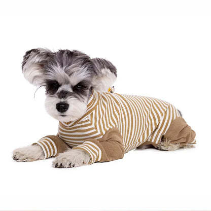 Puppy Dog Recovery Suit Abdominal Wound After Surgery Wear Prevent Licking Wounds Dog Pajamas Long Sleeve Prevent Shedding