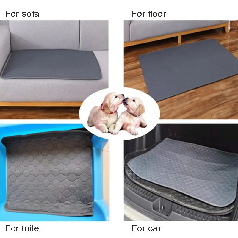 Dog Training Pad Washable Pet Pee Mat Super Absorbent Non-Slip Puppy Crate Mat Reusable Incontinence Pads for Dogs Cats Rabbit