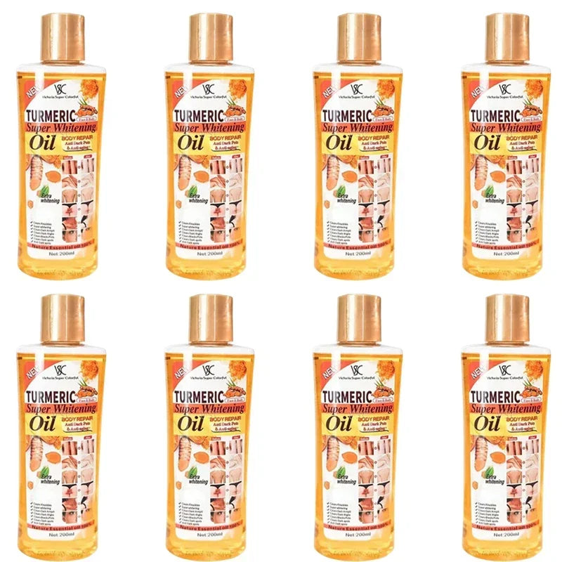 200ML Turmeric Essential Oil Facial Body Massage Moisturizing Diffuser Aromatherapy Face Body Care Smoothing Body face Skin Care