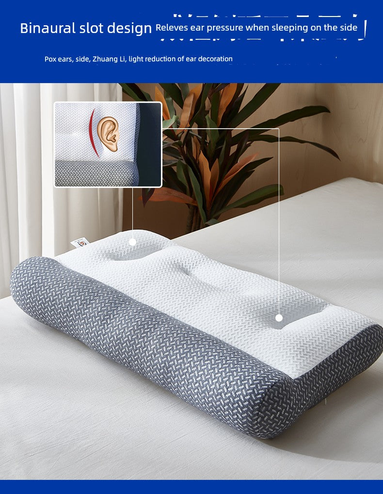 For Cervical Spine Pillow Cervical Support Improve Sleeping Support Stretch Straightening Reverse Bow Pillow One-Pair Package Sleep