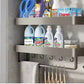 Bathroom Integrated Storage Rack Towel Rack Wall-Mounted Punch-Free Wall Bathroom Toilet Storage Washstand
