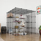 Pet fence DIY iron mesh can be freely combined cat cage dog cage hamster cage rabbit cage