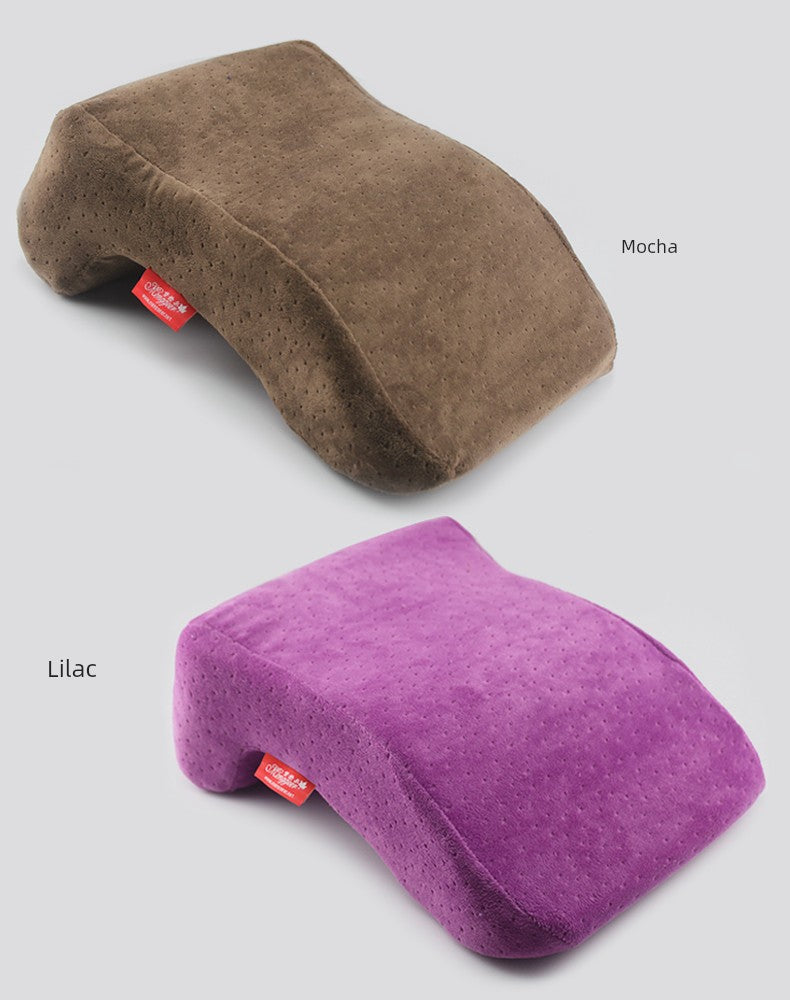 Ice Silk Afternoon Nap Pillow Stomach Sleeper Pillow Office Primary School Student Stomach Sleeper Pillow Lunch Break Sleeping Artifact Pillow Boys Style Summer