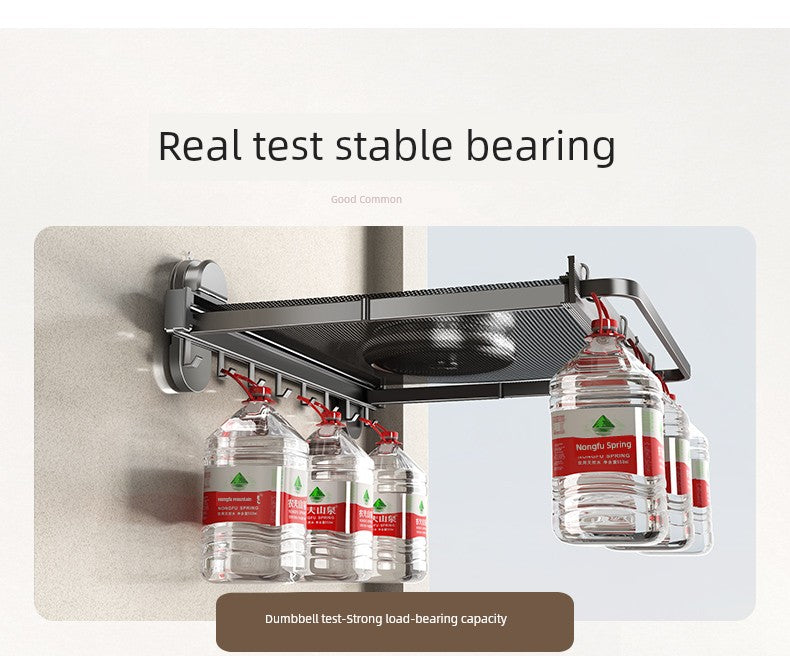 Retractable Bath Towel Rack Clothes Toilet Punch-Free Suction Cup