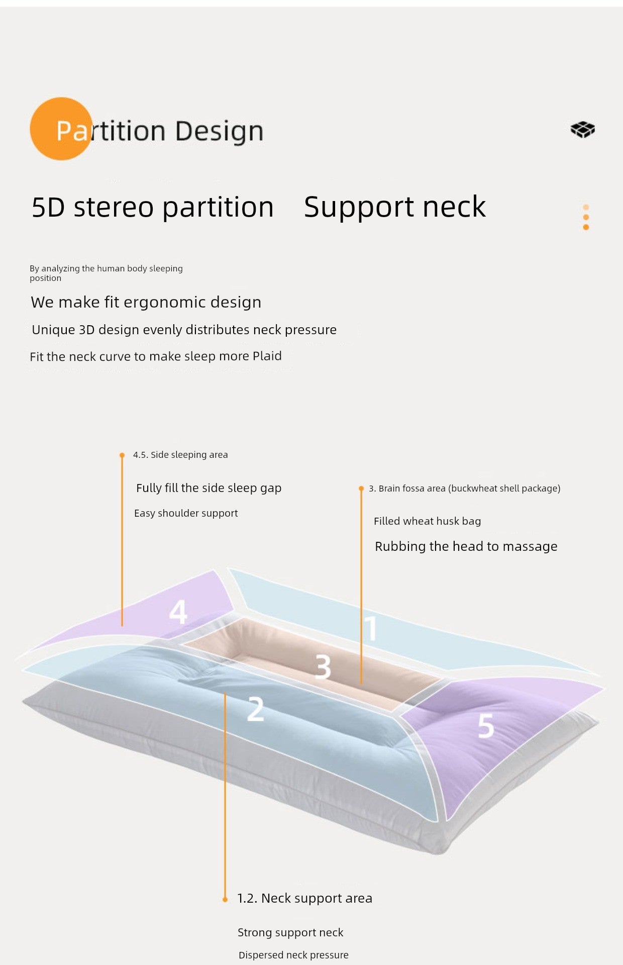 Sidford Home Buckwheat Pillow Seven Hotel Pillow Hanquan Court Season Special Pillow Core Cervical Support Sleep