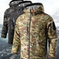 Men Heating Tactical Jacket Autumn Winter Warm Hooded Cotton Coat Camouflage Padded Clothes Outdoor Thermal Hiking Sports Jacket