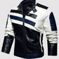 Men's PU leather coat thickened biker jacket