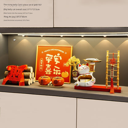 Lucky Cat Key Storage Entrance Decoration Entrance Shoe Cabinet Living Room Home Decorations Housewarming Gifts