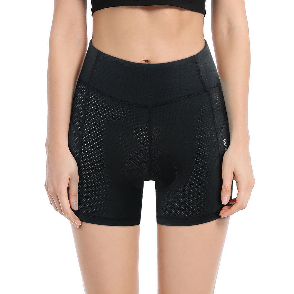 WOSAWE Cycling Underwear Women 5D Gel Padded Shorts Breathable Shockproof Underwear Mountain Bike Tights MTB Bicycle Underpants