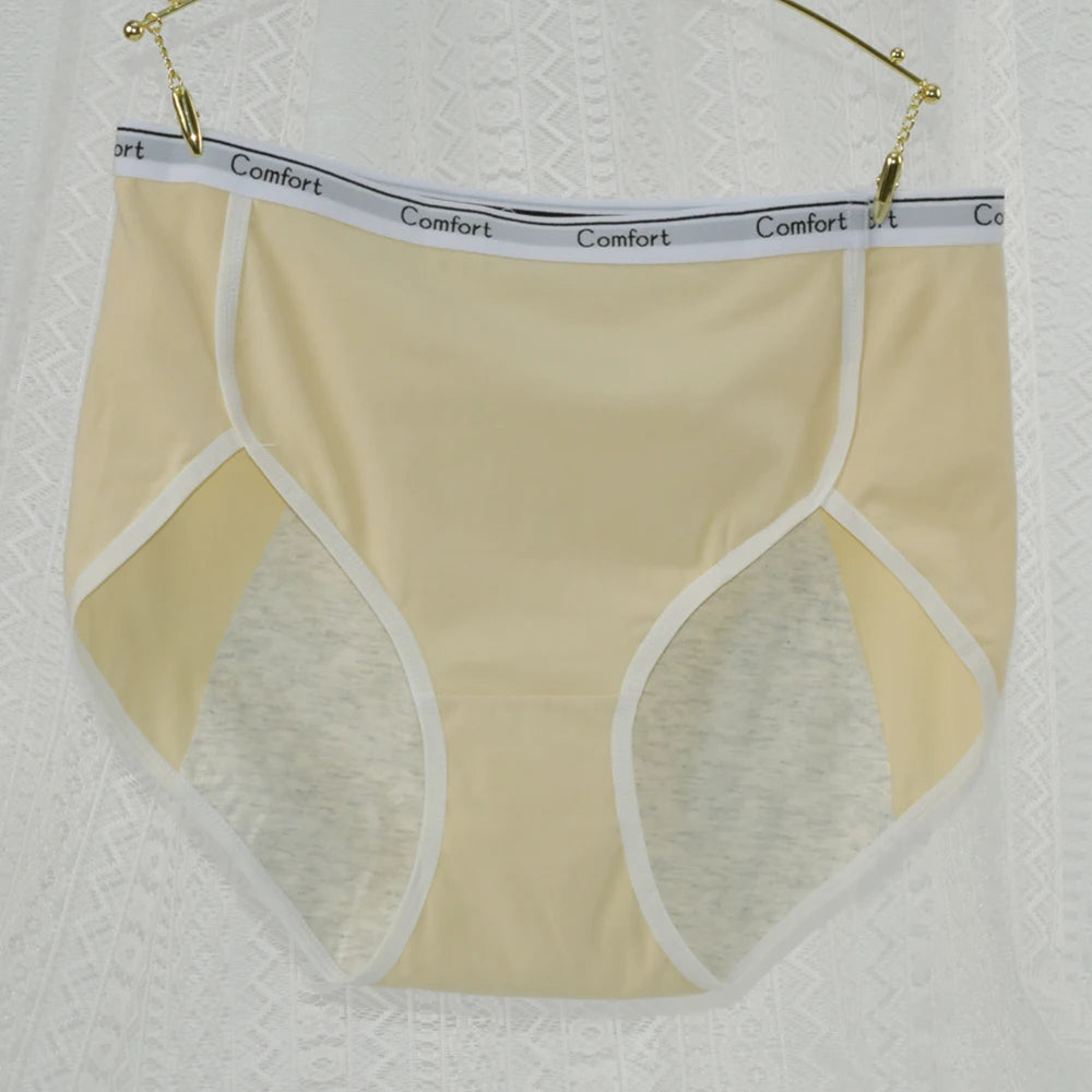 2025 New Women Menstrual Panties Cotton Comfortable Physiological Underwear Female Breathable Period Underpants Plus Size Briefs