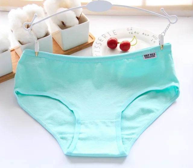 7Pcs Panties for Women Cotton Underwear Plus Size Sexy Briefs Girls Breathable Soft Lingerie Female Cute Solid Color Underpants