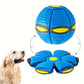 1pc Flying Saucer Bounce Ball, Pet Toy Bounce Ball, Durable, Suitable for Family Outdoor Activities, Christmas Gifts