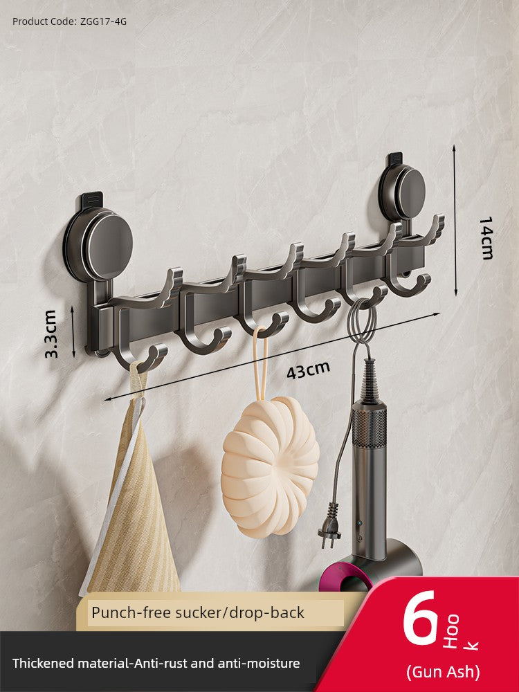 Wall-Mounted Wash Basin Toilet Triangle Basket Shelf Suction Cup