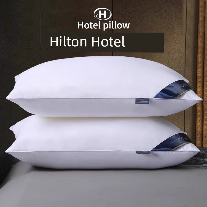 Non-Collapse Pillowcase and Pillow Core Set For Home Adult Cervical Support Improve Sleeping Pairs Dormitory Students Single Men