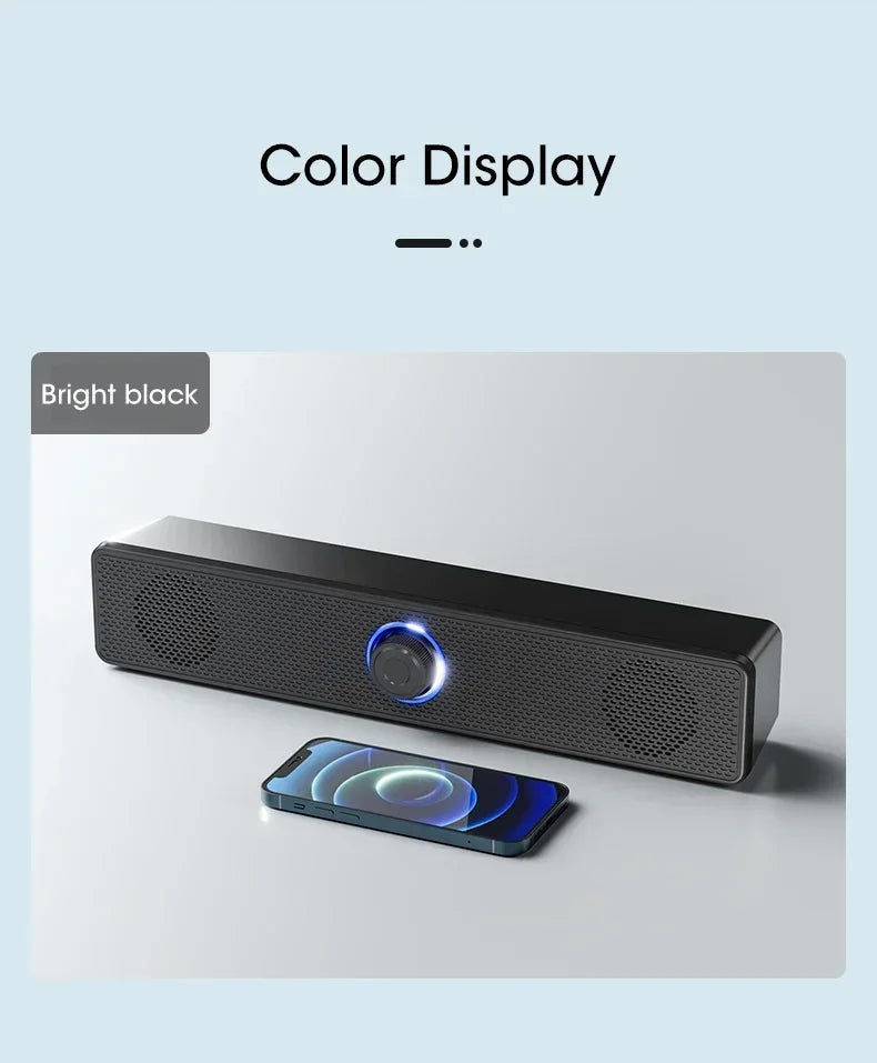 Computer Desktop High-quality Bluetooth Wired Dual-purpose High-volume Microphone Two-in-one Speaker Home Surround Audio System