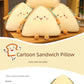 Cartoon Sandwich Pillow Bread Creative Food Nap Pillow Stylish Snack Rag Doll Cute Plush Doll