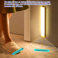 LED Motion Sensor Night Light Rechargeable Induction Bar Light Portable Cordless Magnetic Cabinet Lamp for Kitchen Room Bedside