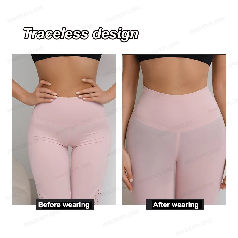Women Gym Briefs Breathable Women Yoga Undies Traceless Underpants Elastic Lady Fitness Knicker Seamless Nylon Women Underwear